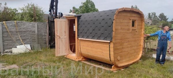 Баня квадро бочка